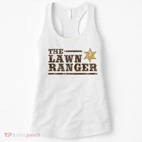 Lawn Ranger Grass Mower Mowing FatherS Day Gardening Women's Tank Top thumb 0