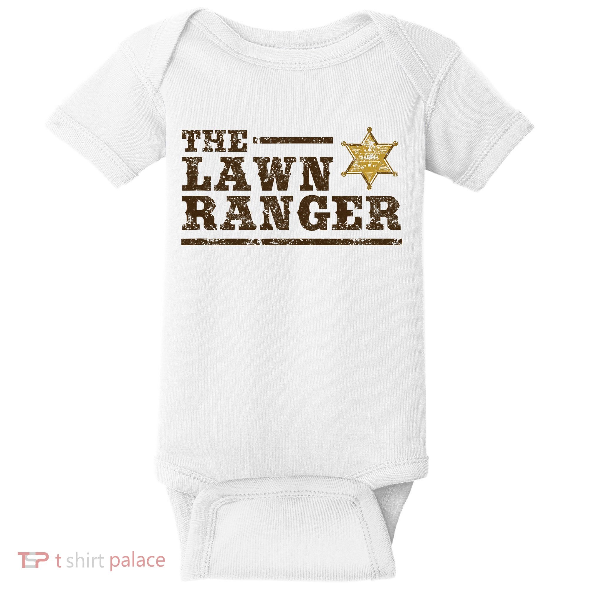 Lawn Ranger Grass Mower Mowing FatherS Day Gardening Baby Bodysuit