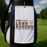 Lawn Ranger Grass Mower Mowing FatherS Day Gardening Golf Towel thumb 2