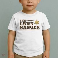 Lawn Ranger Grass Mower Mowing FatherS Day Gardening Toddler T-Shirt thumb 2