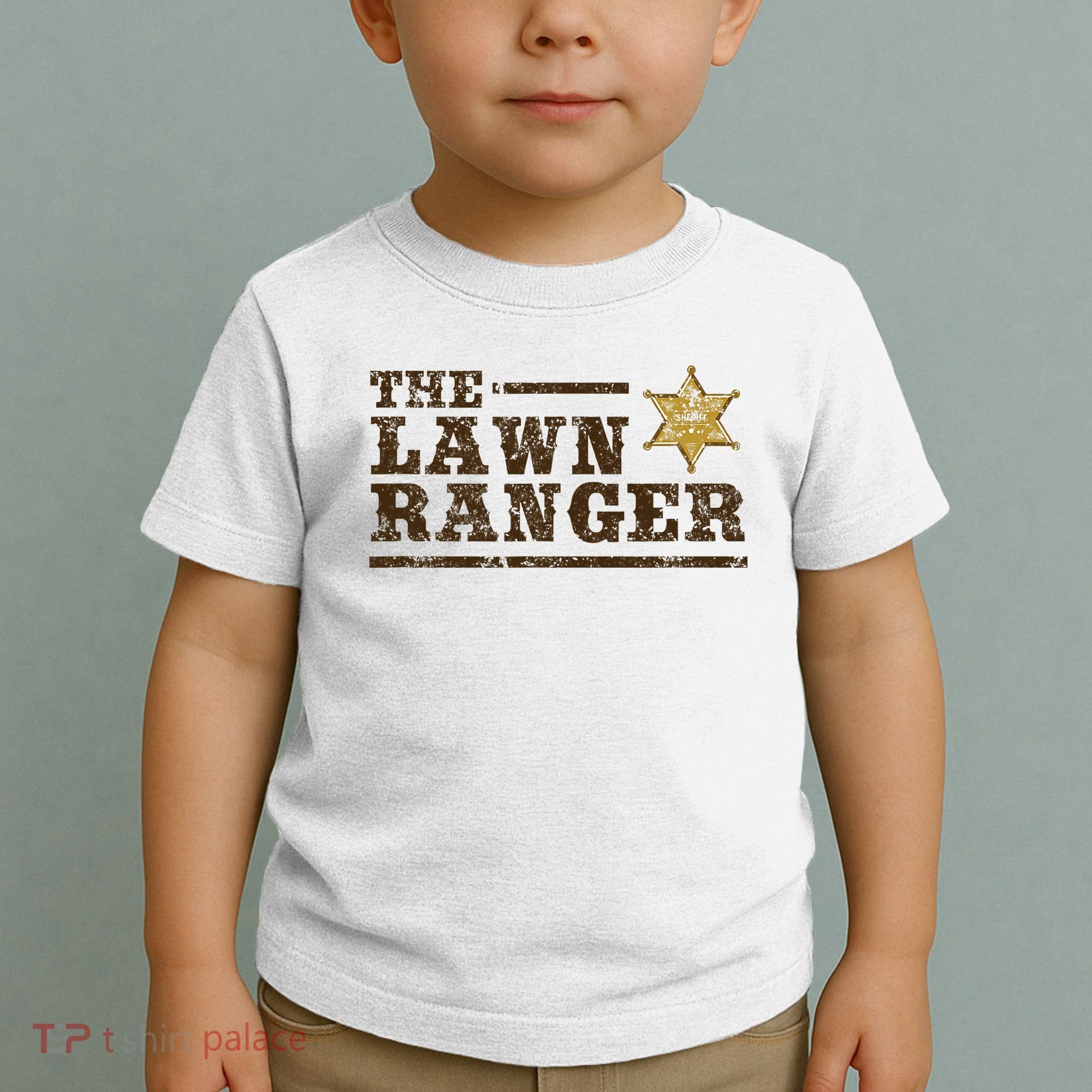 Lawn Ranger Grass Mower Mowing FatherS Day Gardening Toddler T-Shirt