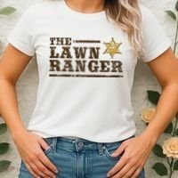 Lawn Ranger Grass Mower Mowing FatherS Day Gardening Women's T-Shirt thumb 2