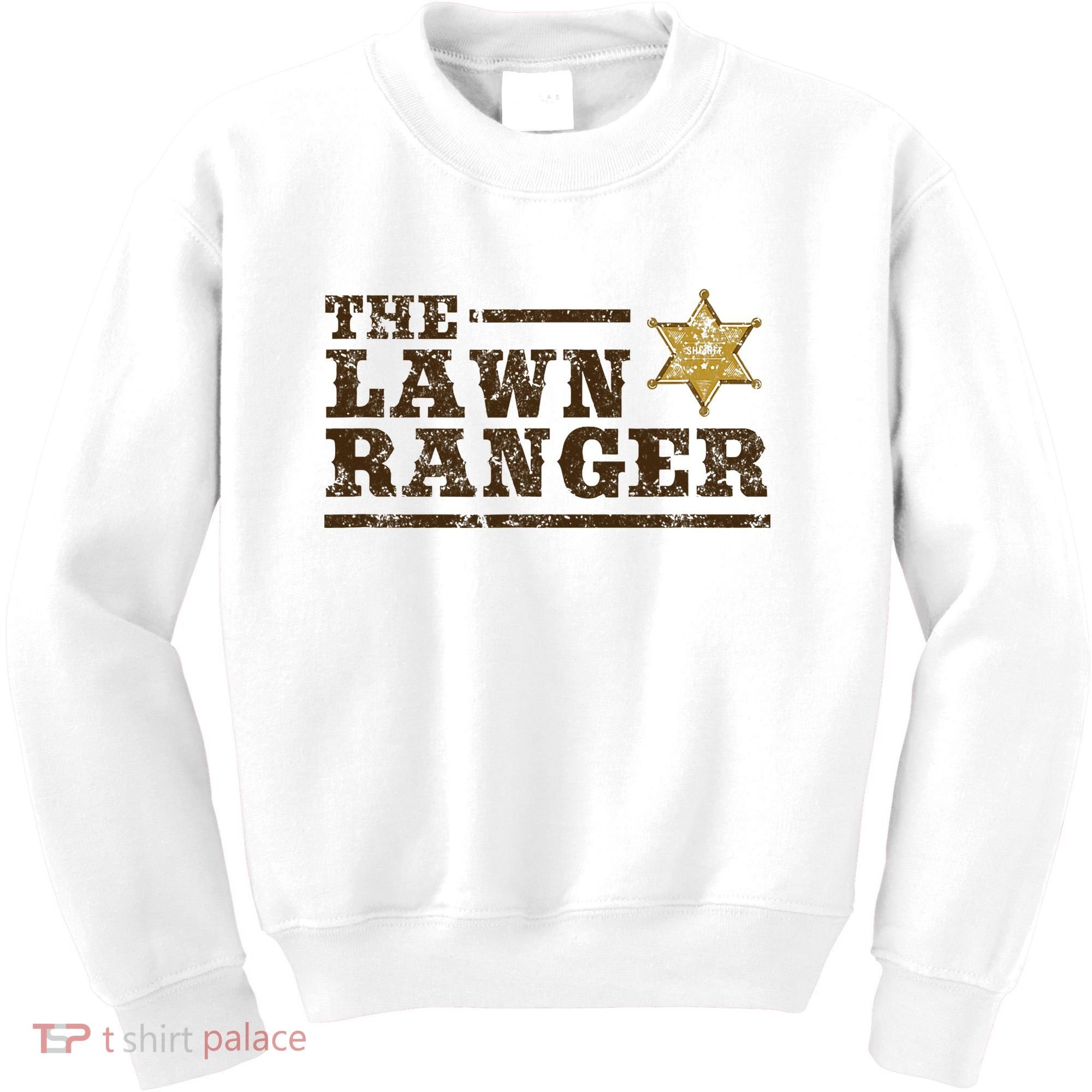 Lawn Ranger Grass Mower Mowing FatherS Day Gardening Kids Sweatshirt