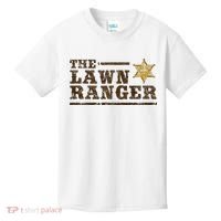 Lawn Ranger Grass Mower Mowing FatherS Day Gardening Kids T-Shirt thumb 0