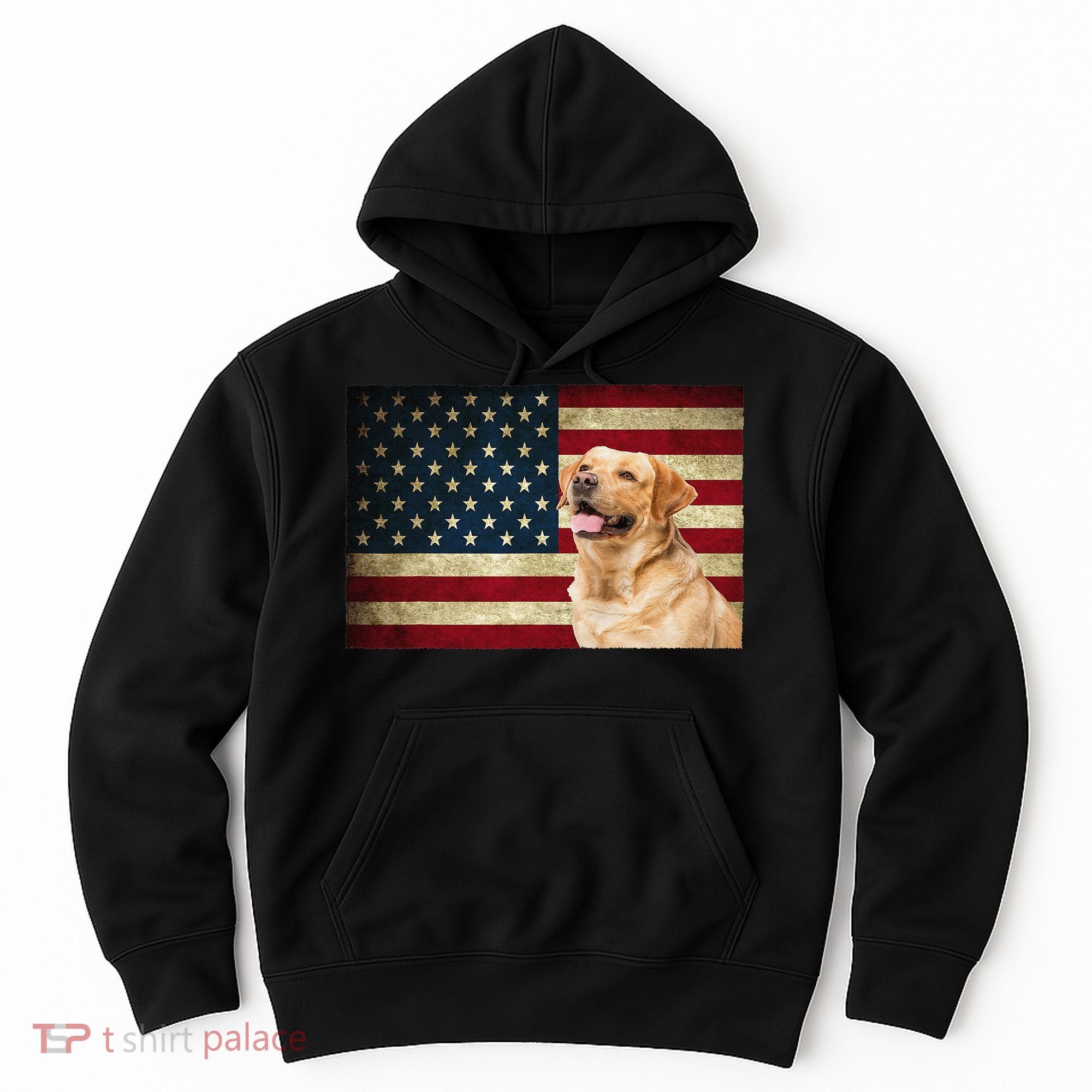 Labrador retriever gifts American Flag Lab dog Hoodie