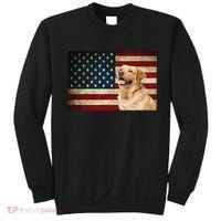 Labrador retriever gifts American Flag Lab dog Sweatshirt thumb 0