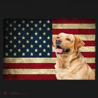 Labrador retriever gifts American Flag Lab dog Sweatshirt thumb 3