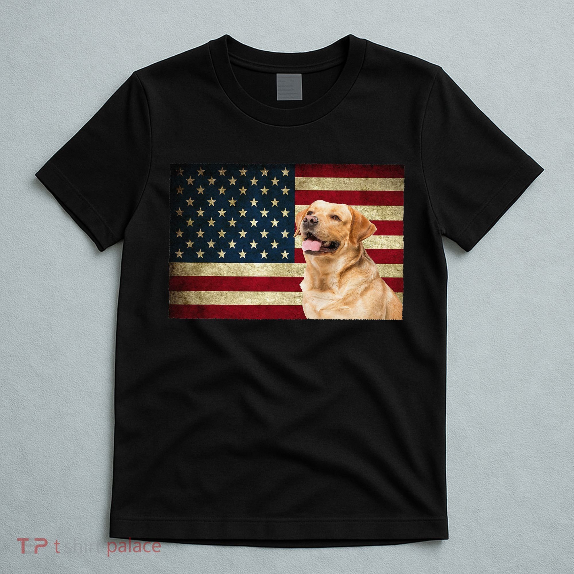 Labrador retriever gifts American Flag Lab dog T-Shirt