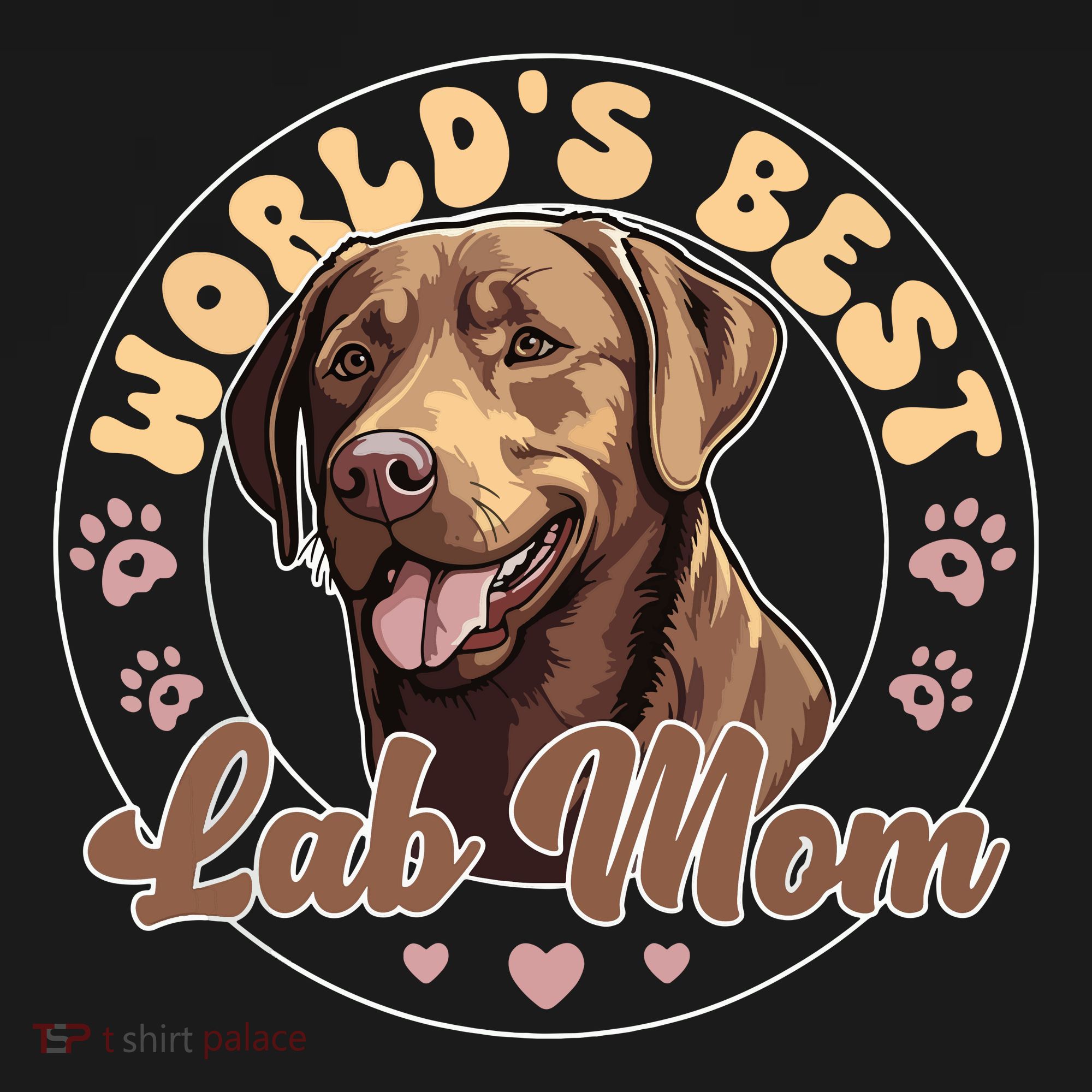 Labrador Retirever Groovy Worlds Best Chocolate Lab Mom Women's Hoodie