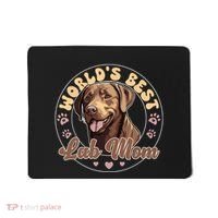 Labrador Retirever Groovy Worlds Best Chocolate Lab Mom Mousepad thumb 0