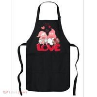 Love Romantic Gnome Couple Valentines Day Apron thumb 0