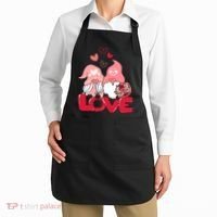 Love Romantic Gnome Couple Valentines Day Apron thumb 2