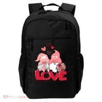 Love Romantic Gnome Couple Valentines Day Backpack thumb 0