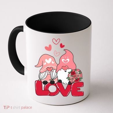 Love Romantic Gnome Couple Valentines Day Coffee Mug