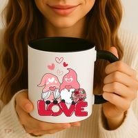 Love Romantic Gnome Couple Valentines Day Coffee Mug thumb 3