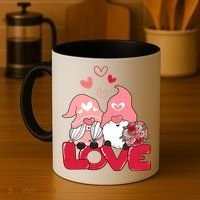 Love Romantic Gnome Couple Valentines Day Coffee Mug thumb 4