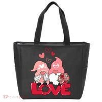 Love Romantic Gnome Couple Valentines Day Tote Bag thumb 0