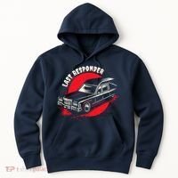 Last Responder Hearse Death Funny Dark Humor Morbid Alt Goth Hoodie thumb 0