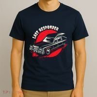 Last Responder Hearse Death Funny Dark Humor Morbid Alt Goth T-Shirt thumb 3