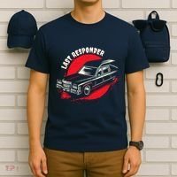 Last Responder Hearse Death Funny Dark Humor Morbid Alt Goth T-Shirt thumb 6