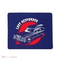 Last Responder Hearse Death Funny Dark Humor Morbid Alt Goth Mousepad thumb 0