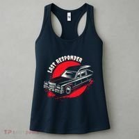 Last Responder Hearse Death Funny Dark Humor Morbid Alt Goth Women's Tank Top thumb 3