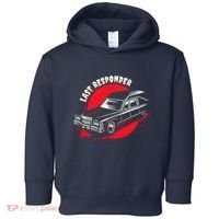Last Responder Hearse Death Funny Dark Humor Morbid Alt Goth Toddler Hoodie thumb 0