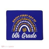 Leopard Rainbow Happy First Day Of 6Th Grade Funny Gift Mousepad thumb 0