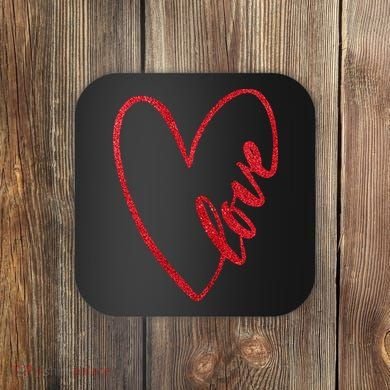 Love Romantic Heart Coaster