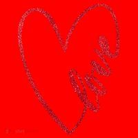Love Romantic Heart Santa Hat thumb 1