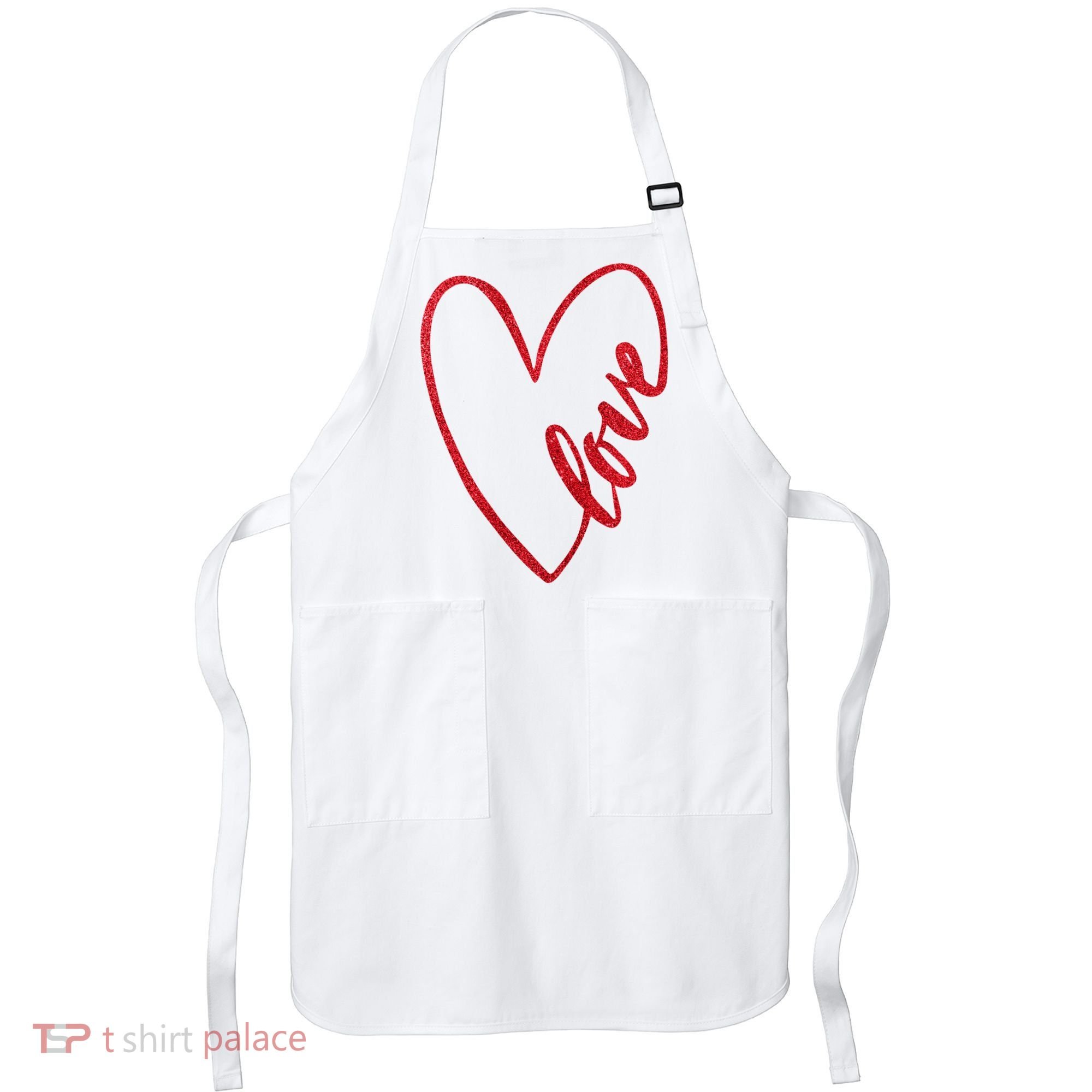 Love Romantic Heart Apron