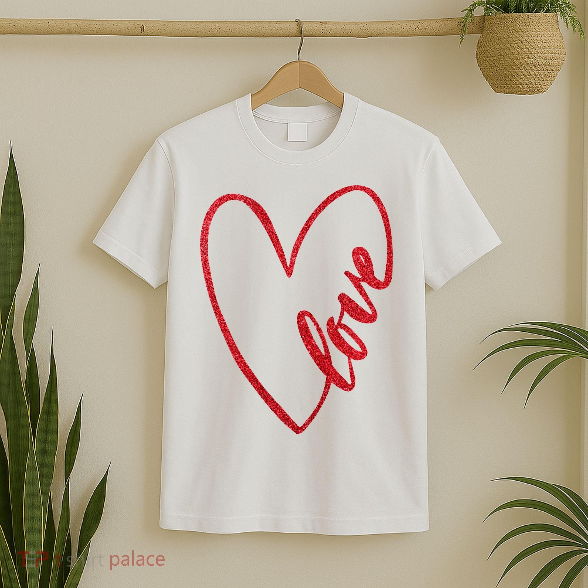 Love Romantic Heart T-Shirt