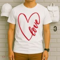 Love Romantic Heart T-Shirt thumb 6