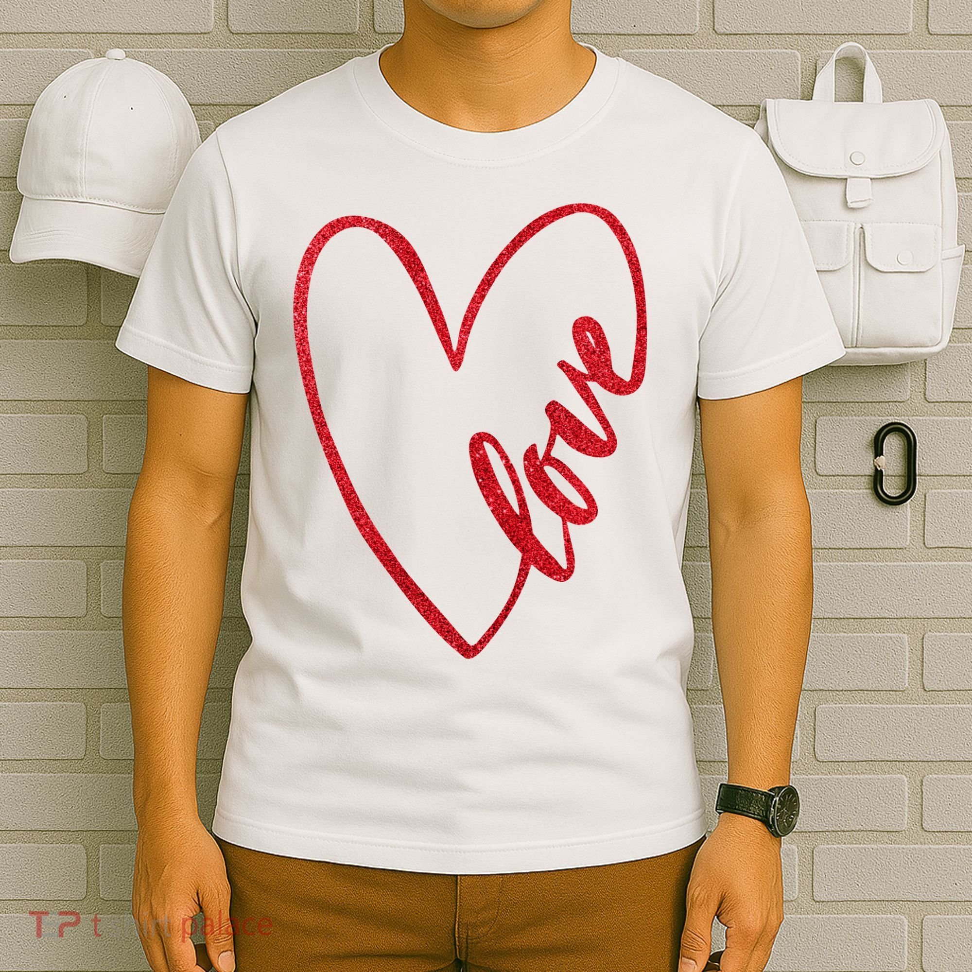 Love Romantic Heart T-Shirt