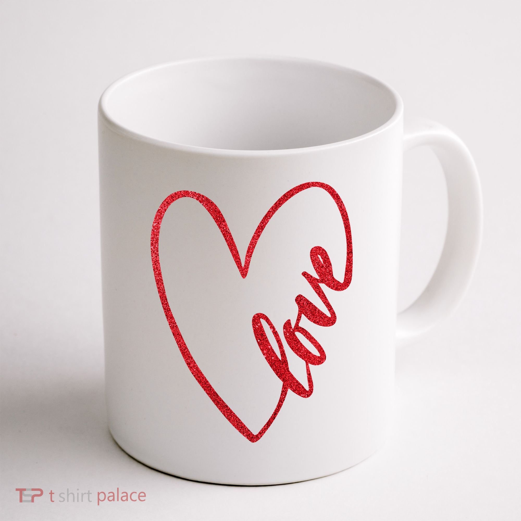 Love Romantic Heart Coffee Mug