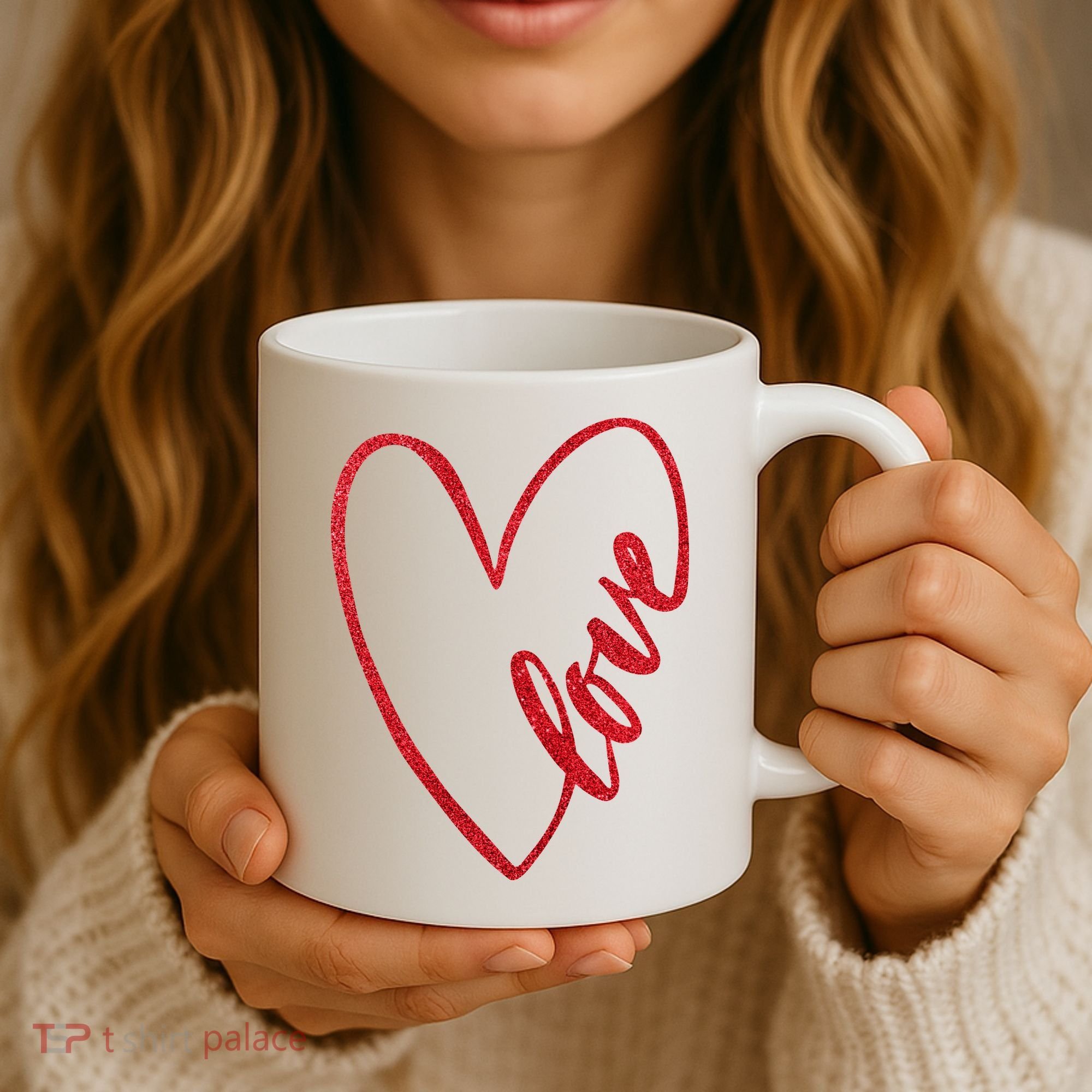 Love Romantic Heart Coffee Mug