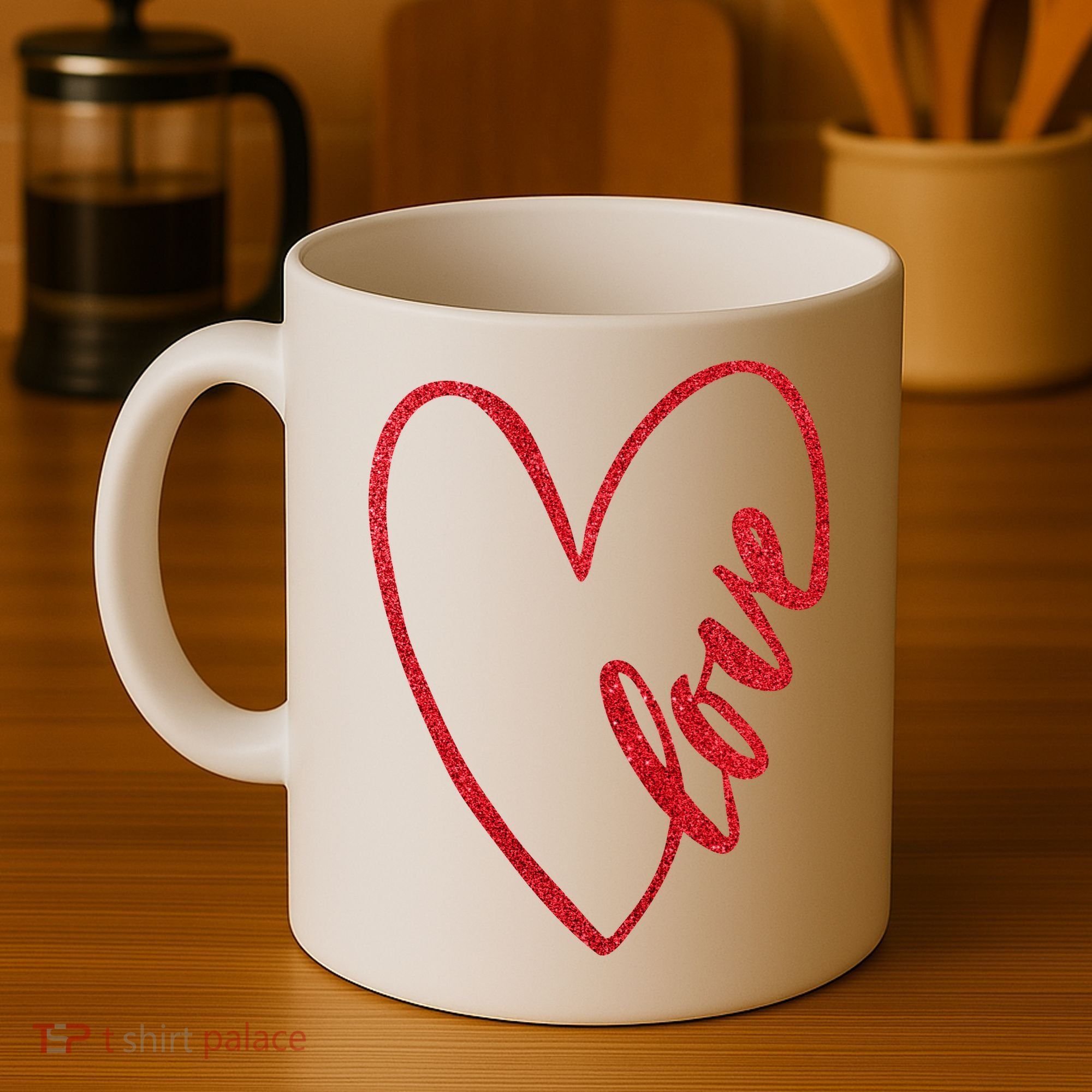 Love Romantic Heart Coffee Mug