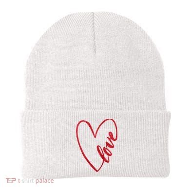 Love Romantic Heart Beanie
