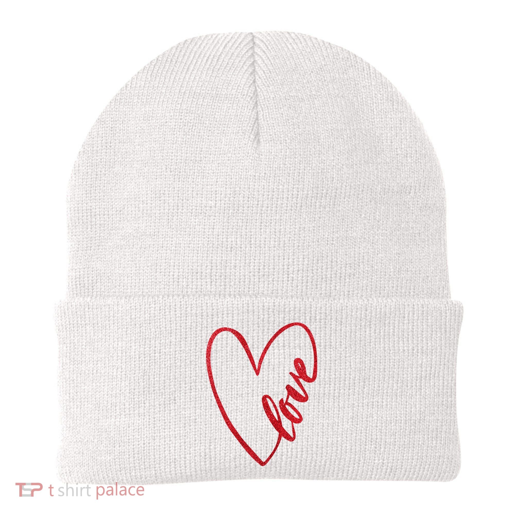 Love Romantic Heart Beanie