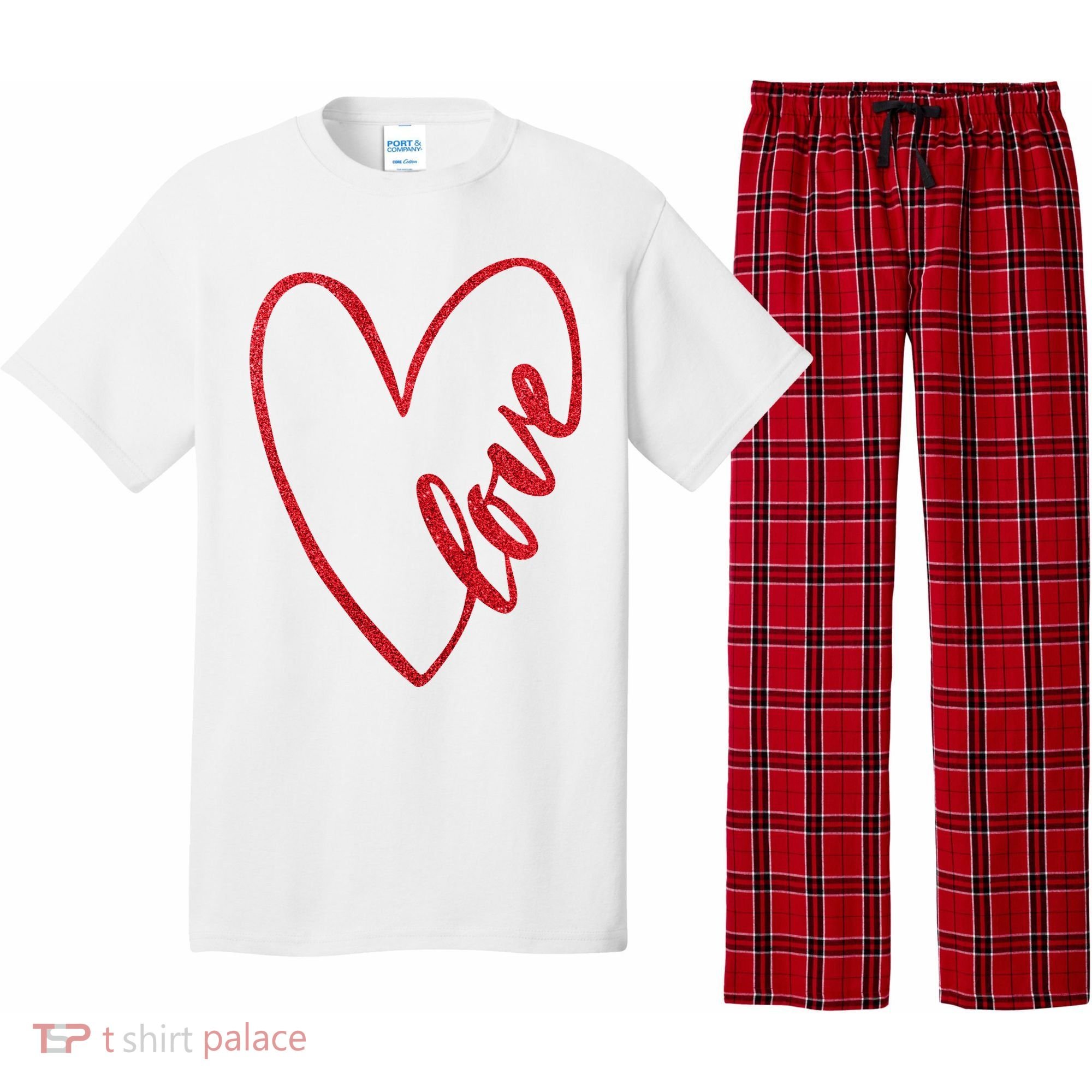 Love Romantic Heart Pajama Set