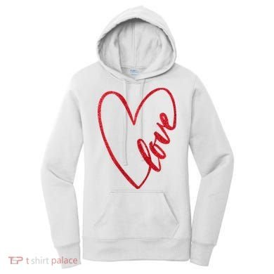 Love Romantic Heart Women's Hoodie