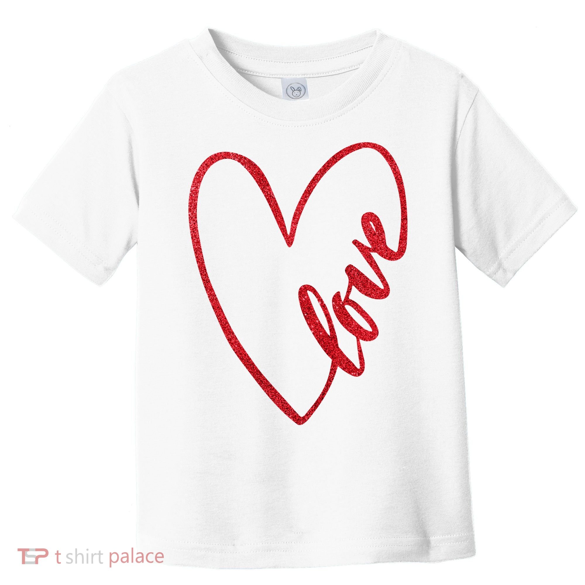 Love Romantic Heart Toddler T-Shirt