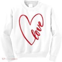 Love Romantic Heart Kids Sweatshirt thumb 0