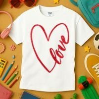 Love Romantic Heart Kids T-Shirt thumb 3
