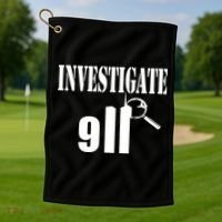 Luke Rudkowski Investigate 911 Golf Towel thumb 1