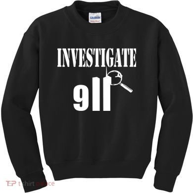 Luke Rudkowski Investigate 911 Kids Sweatshirt
