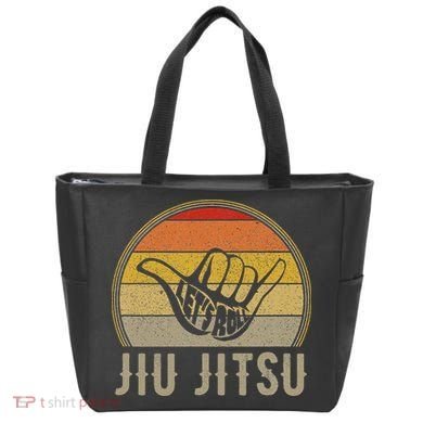 LetS Roll Jiu Jitsu Hand Vintage Sunset Tote Bag