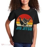 Let's Roll Jiu Jitsu MMA Retro Sunset Funny BJJ Fighter Kids T-Shirt thumb 2