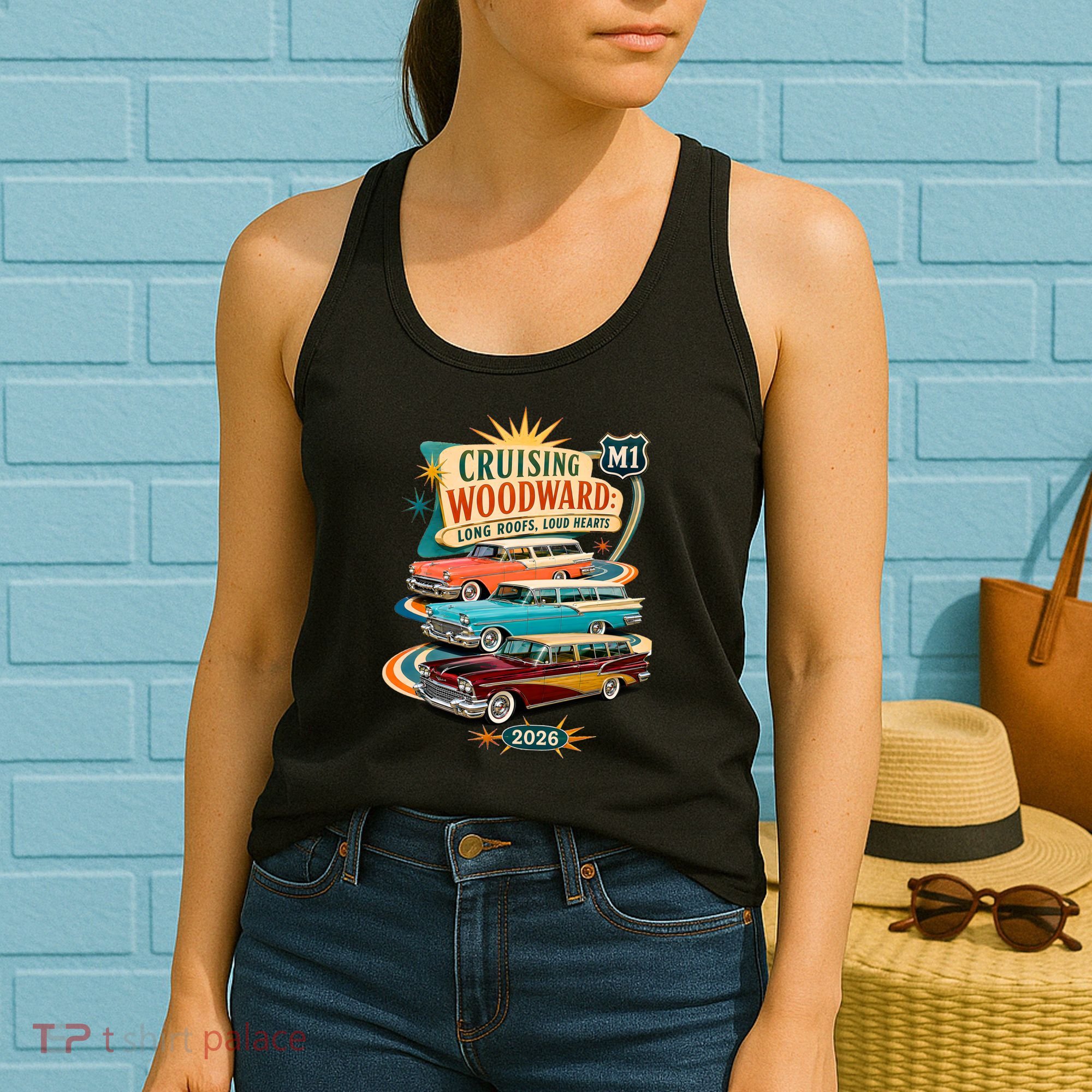 Long Roofs Loud Hearts Crusing Woodward 2026 M1 Women's Tank Top