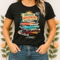 Long Roofs Loud Hearts Crusing Woodward 2026 M1 Women's T-Shirt thumb 2